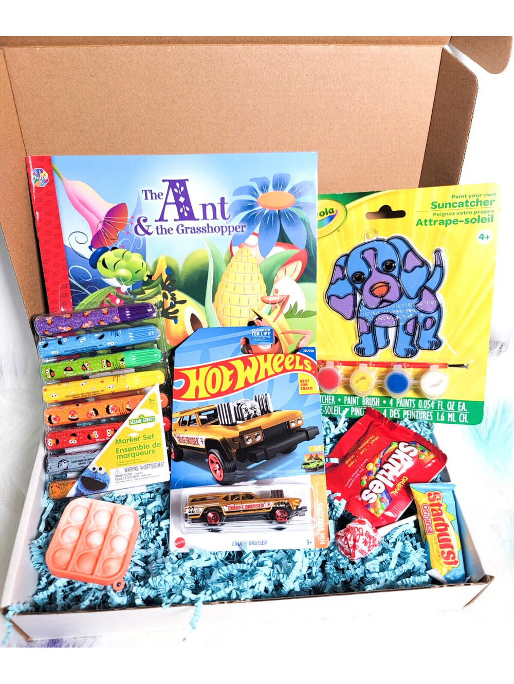The Boy Gift Box Personalized Relaxation and Toys Gift Box,